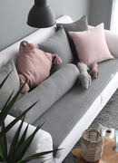 韩国沙发垫布艺四季现代简约通用纯棉欧式客厅防滑沙发坐垫子加厚