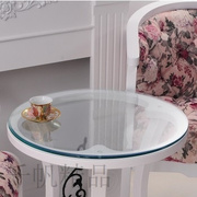 pvc台布透明水晶版圆桌布防水防油桌布加厚软，玻璃茶几桌布