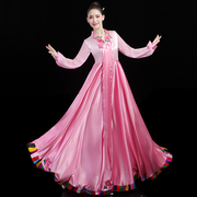 高档朝鲜舞蹈服装韩服改良中国风韩国大长今传统宫廷公主礼服演出