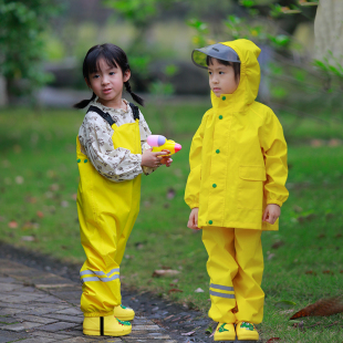 雨衣 儿童10岁分体套装防水全身小学生7岁雨裤幼儿园上学专用男女