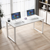 现代简约电脑桌双人书桌，台式办公桌经济型卧室，桌子学生书桌长条桌