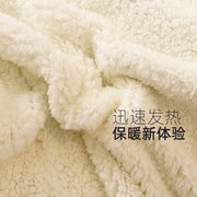 人手一条！纯色蓄热保暖羊羔绒加厚法兰绒午睡毯子休闲毯学生毛毯