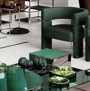FEND 芬D 意式现代轻奢单人休闲椅时尚设计师靠背家用沙发椅子