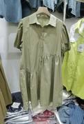 法式polo领衬衫连衣裙2023夏季复古原宿风设计感小众休闲裙子