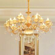 。锌合金吊灯欧式客厅灯卧室灯现代奢华大气灯具灯饰