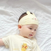 婴儿囟门帽子夏季宝宝纯棉薄款胎帽新生儿满月可爱护囟门帽子护头