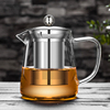 不锈钢过滤内胆泡茶壶，办公室家用茶具加厚高硼硅耐热高温玻璃茶壶