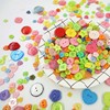 彩色纽扣diy手工制作材料幼儿园创意纽扣粘贴画儿童树脂圆形扣子