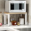 单层微波炉架置物架家用调料烤箱，架储物架经济型厨房用品收纳架子