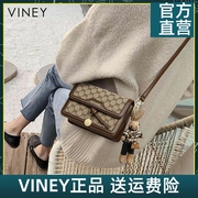 Viney包包2024时尚斜挎包女小包2023高级质感百搭单肩包女包