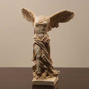 卢浮宫胜利女神 欧式软装摆件 树脂工艺品天使雕塑装饰摆台人物