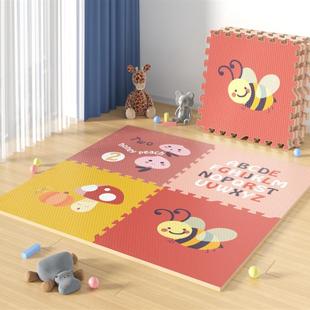 eva宝宝爬行垫儿童拼图泡沫地垫，60x60拼接铺地板垫子大号加厚家用