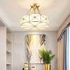 欧式吊灯圆形温馨浪漫卧室灯大气家用客厅灯简约现代房间全铜灯具