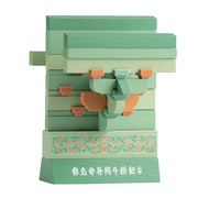 中国古建筑榫卯积木质玩具模，f型宋氏斗拱榫卯，结构清式古代拼装摆