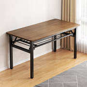 可折叠电脑桌台式书桌家用办公桌，卧室简易学习写字桌长方形小桌子