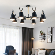 客厅吊灯简约现代创意个性大气实木餐厅灯北欧2022年卧室灯饰