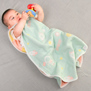 婴儿睡袋春夏季薄款防踢被宝宝无袖新生儿纯棉，纱布睡袋婴幼儿背心