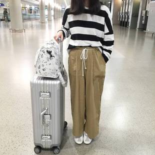 折叠旅行包女手提包拉杆箱包大容量轻便短途行李袋单肩斜挎健