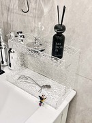 亚克力卫生间洗手间置物架浴室厕所桌面梳妆架洗漱台化妆品整理架