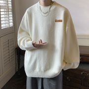 Sweater Plus-size men's knitwear5XL秋冬毛衣大码男学生针织衫