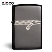 zippo打火机21088黑冰拉链，正版经典限量版打火机美国