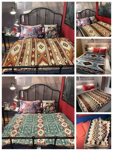 房车客厅摩洛哥民族风户外露营毯野餐毯沙发毯地毯盖毯波西米亚