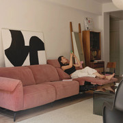 纳图意式极简约现代客厅电动多功能全真皮沙发小户型兹迪森小翅膀
