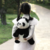 可爱花花仿真大熊猫公仔背包儿童背包幼儿园宝宝书包男女童1-3岁