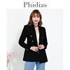 Phidias黑色小西装外套女2023年春秋今年流行休闲高级感西服