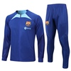 巴萨球衣巴塞罗那长袖足球训练服夹克外套A606# football jersey