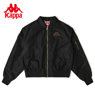 Kappa卡帕男装2023秋季复古工装外套运动休闲开衫K0C52JJ03