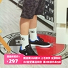 DCSHOECOUSA男子DC CRISIS小LOGO耐磨低帮翻毛皮滑板鞋ADYS100029