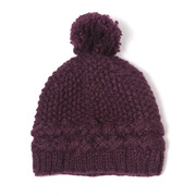 2022年秋冬季女式毛线帽百搭户外护耳帽韩版洋气纯色针织球球帽子