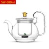 定制台湾76耐热玻璃煮茶壶电陶炉煮茶器功夫茶烧水壶直火加热玻璃
