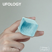 Ufology原创夏日流沙冰块磁吸支架苹果手机支架桌面伸缩