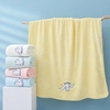 玉桂狗儿童可爱浴巾超柔吸水宝宝洗澡大毛巾婴儿珊瑚绒毛巾被盖毯
