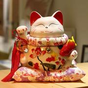 尚庄招财猫存钱罐大号陶瓷储蓄罐日本店铺开业创意猫摆件