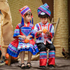 广西三月三少数民族服装女儿童壮族舞蹈男童女童演出服56个苗族