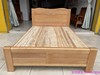 定制榉木床18米浅色双人床全实木结婚大床现代简约中式原木色环保