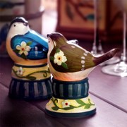 欧式陶瓷牙签筒家用个性，牙签罐创意时尚小鸟，牙签盒牙签桶客厅摆件
