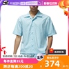 自营耐克夏季男翻领POLO宽松休闲蓝色短袖衬衫T恤DX9682-464