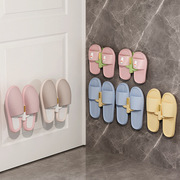 免打孔浴室鞋子墙上墙壁拖鞋收纳沥水挂勾卫生间洗手间置物架鞋架