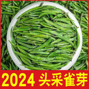 2024新茶头采雀芽雀舌正宗明前特级茶叶浓香型毛尖茶茶批农发