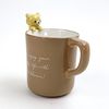 rilakkuma日本正版轻松熊公仔(熊公仔，)陶瓷水，杯子马克杯奶茶杯咖啡杯