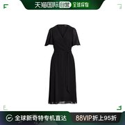 香港直邮潮奢laurenralphlauren女士束带乔其纱连衣裙