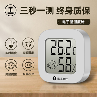 绿林高精度迷你温度计温湿度计室内家用婴儿房壁挂室温精准温度表