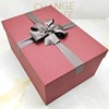 高档枣红色礼盒长方形盒礼服婚纱外套西装超大包装盒子定制盒
