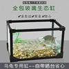 龟缸乌龟缸玻璃带晒台大号水陆缸别墅透明加厚长方形生态创意鱼缸