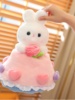 公主兔兔变身花束卡通毛绒，公仔七夕礼物送女友可爱真玩偶花束创意