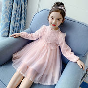 女童连衣裙穿装公主裙蓬蓬纱裙子女孩韩版洋气女宝宝春秋儿童